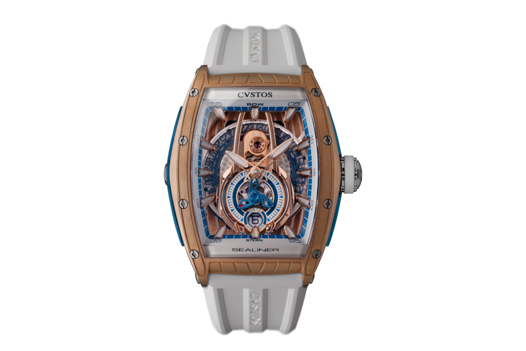 CVSTOS SEALINER PS BICOLOR 5N RED GOLD SKYBLUE 41MM REF: C00103.4125001