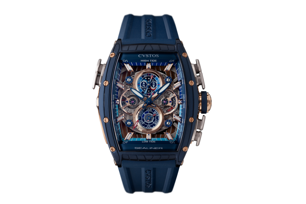 CVSTOS SEALINER QP MAREA BLUE STEEL 5N 41MM REF: C00104.4105001