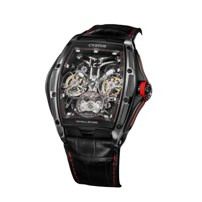 CVSTOS DOUBLE TOURBILLON CHALLENGE BLACK TITANIUM 41MM REF: 1 