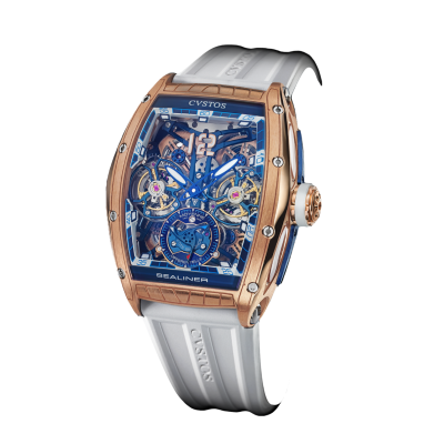 CVSTOS SEALINER DOUBLE TOURBILLON BICOLOR 5N RED GOLD REF: 5