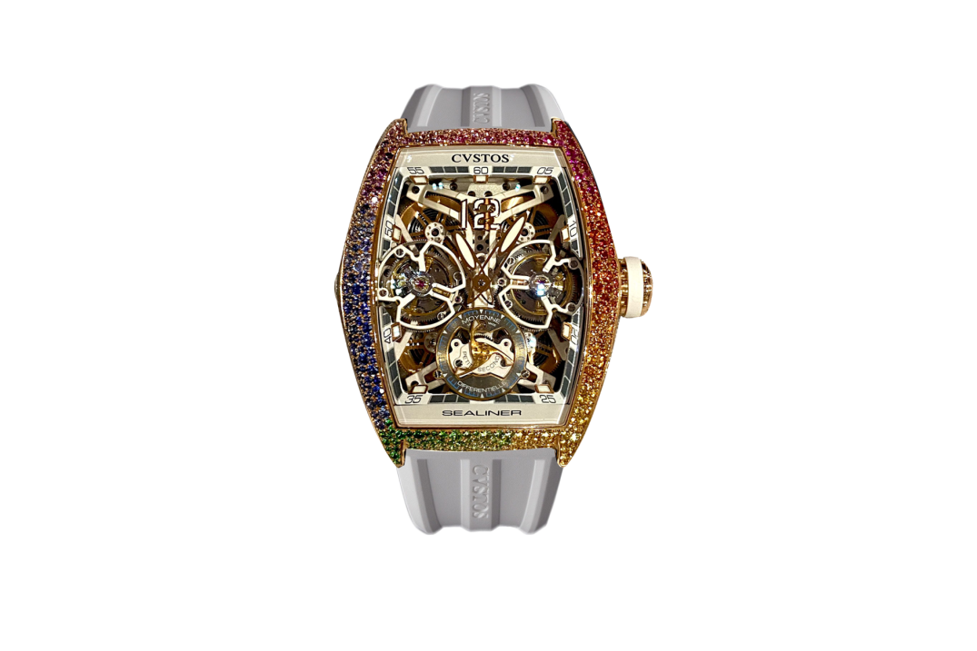 CVSTOS DOUBLE TOURBILLON RAINBOW BICOLOR 5N RED GOLD REF: 6