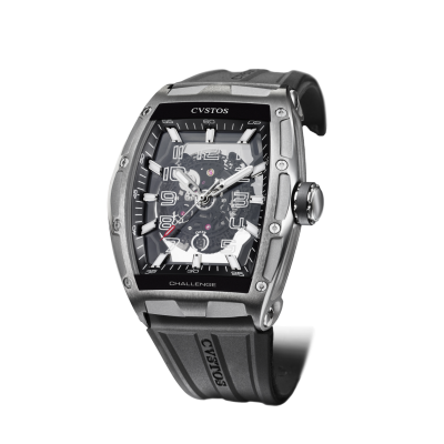 CVSTOS CHALLENGE JETLINER II STEEL 41MM BLACK REF:  A00101.4102001