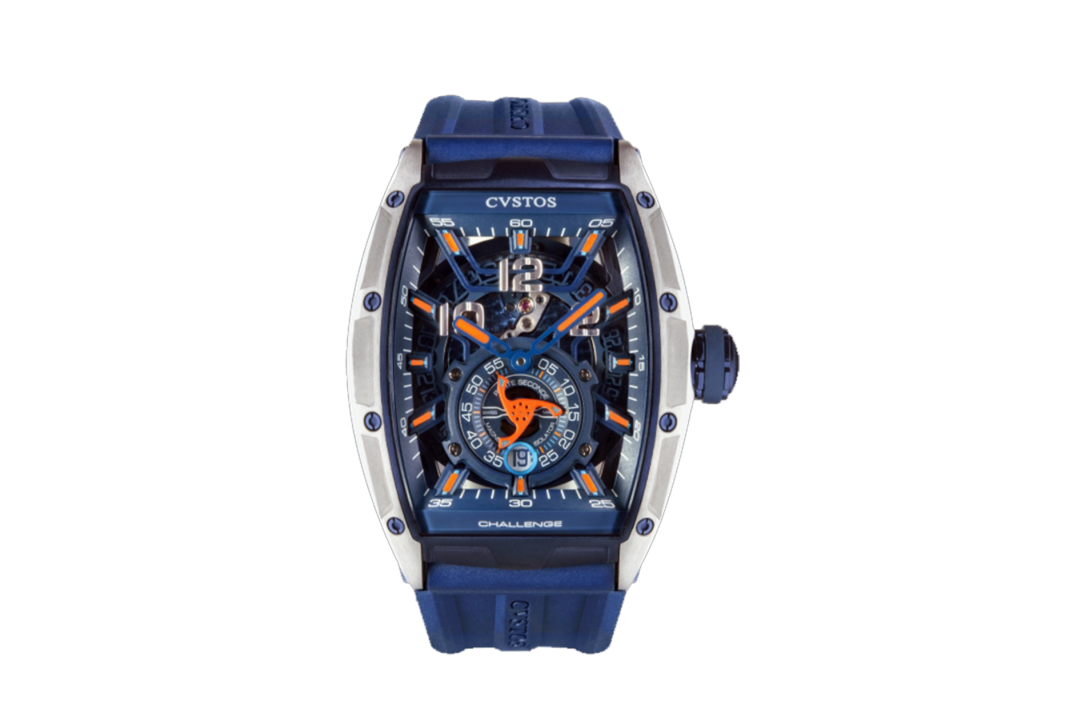 CVSTOS JETLINER PS BLUE BRANCARD GREY TITANIUM BLUE 41MM REF:  A00103.4113002