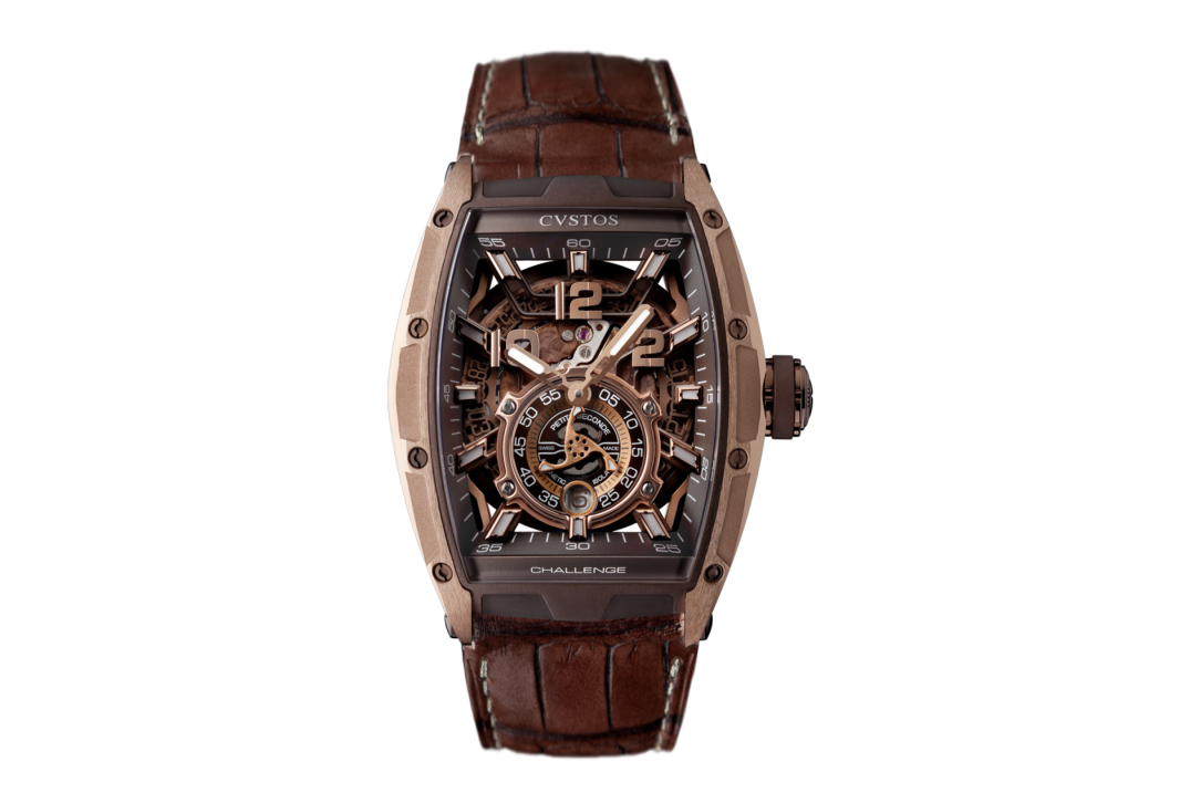 CVSTOS JETLINER PS 5N BRANCARD BROWN TITANIUM / BROWN 41MM REF: A00103.4171001