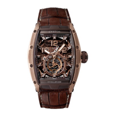 CVSTOS JETLINER PS 5N BRANCARD BROWN TITANIUM / BROWN 41MM REF: A00103.4171001