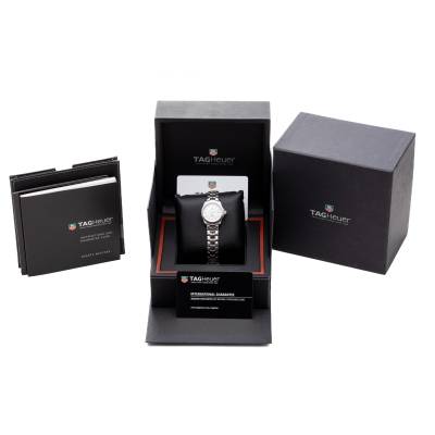 TAG HEUER LINK LADY 27MM QUARTZ STAINLESS STEEL FULL SET REF: WJF1317.BA0572