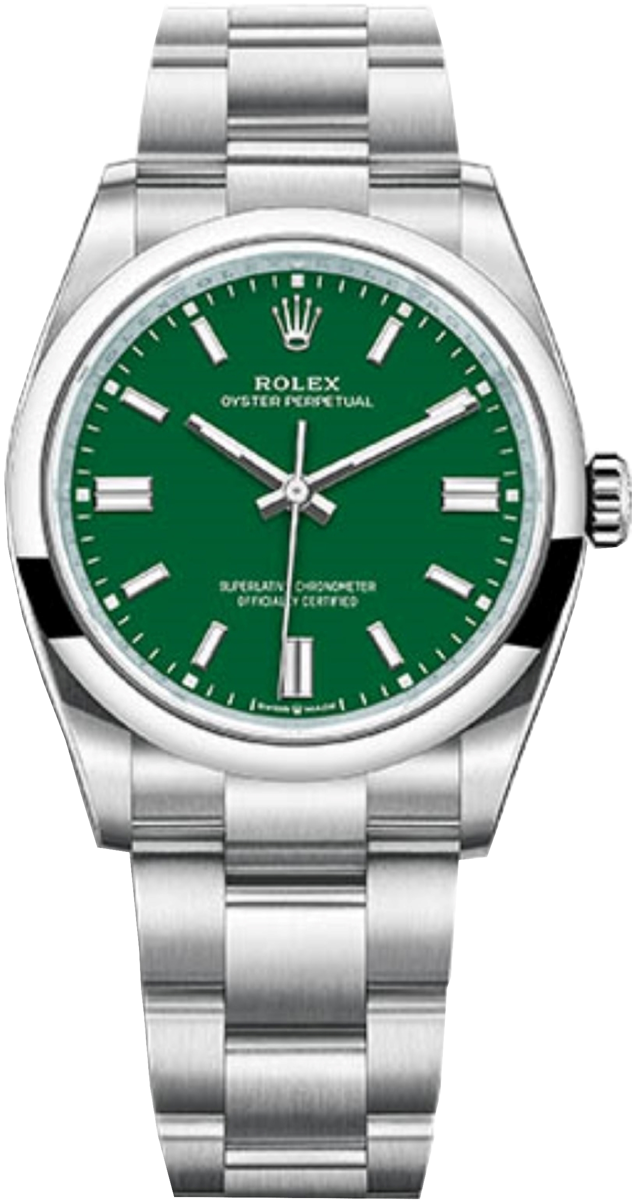 ROYAL OYSTER PERPETUAL GREEN DIAL 36MM REF: 126000