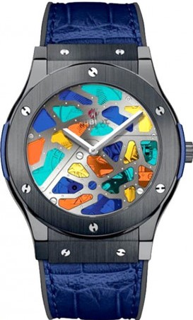 HUBLOT CLASSIC FUSION 45MMCERAMIC STAINED GLASS REF: 512.CO.0001.LR