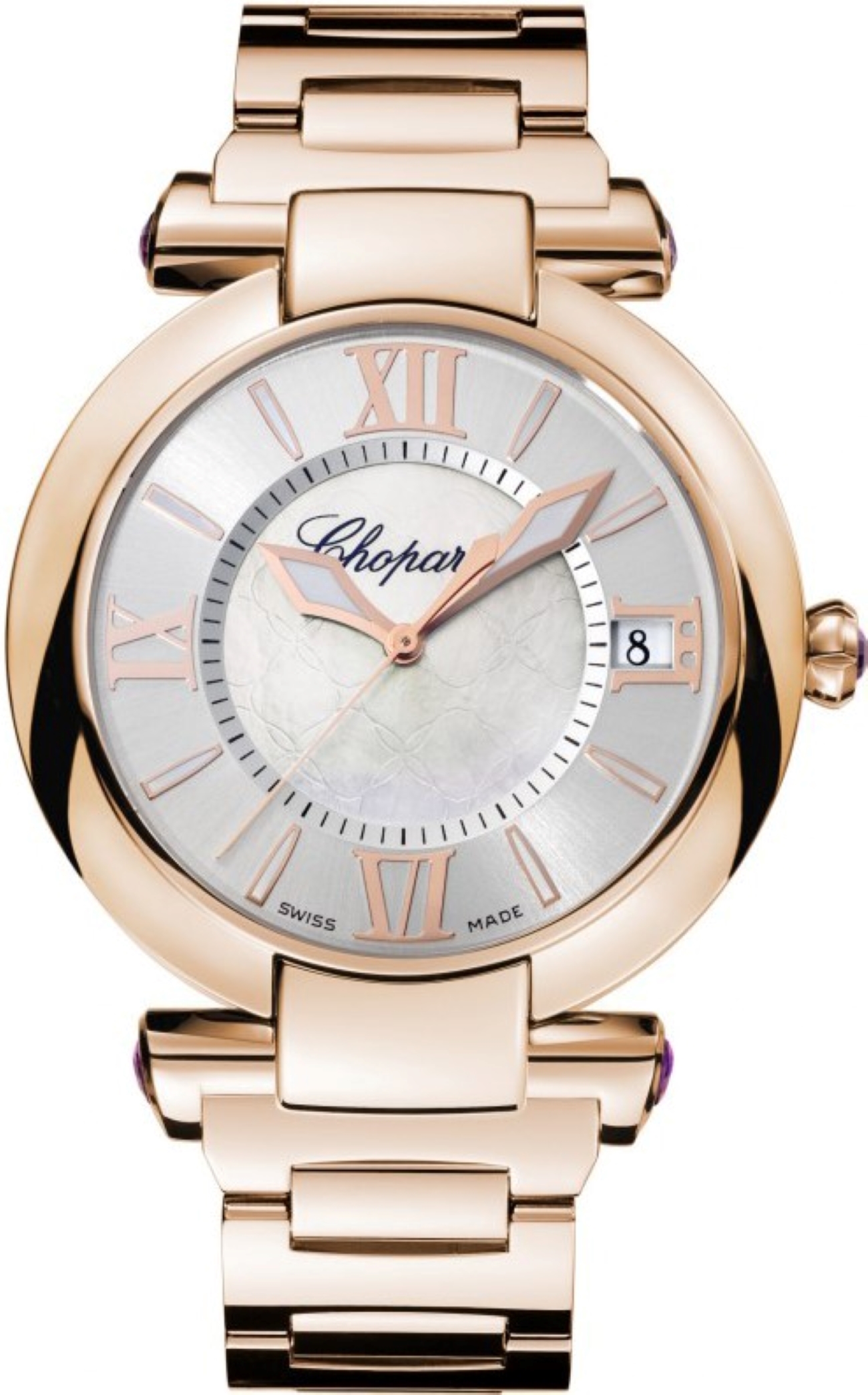 CHOPARD IMPERIALE 40MM ROSE GOLD MOP DIAL AUTOMATIC REF: 384241-5002