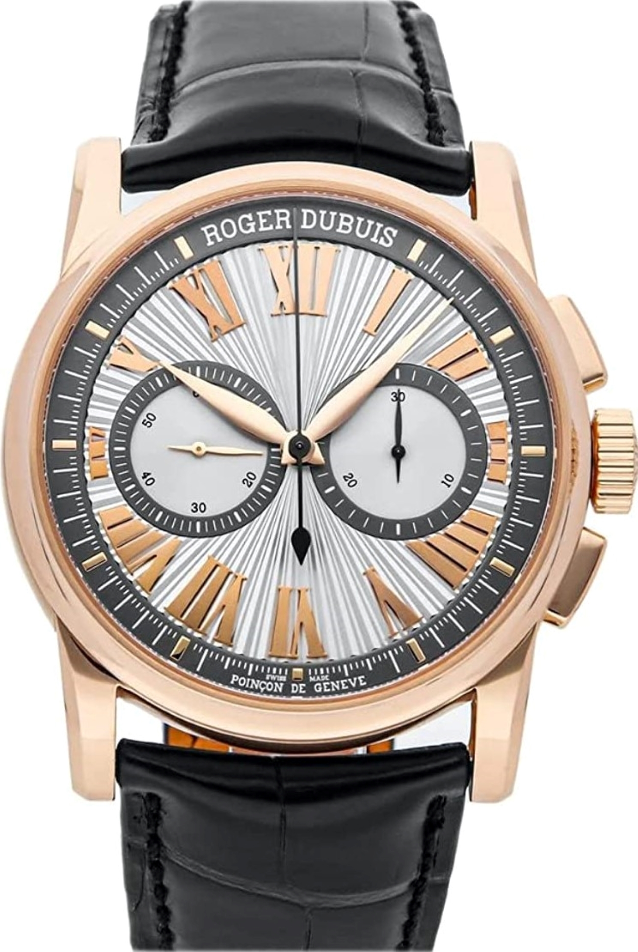 ROGER DUBUIS HOMMAGE CHRONOGRAPH  42MM ROSE GOLD REF: DBOH0569