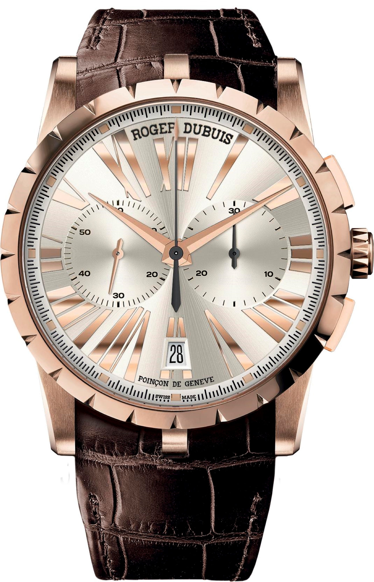 ROGER DUBUIS EXCALIBUR CHRONOGRAPH 42MM ROSE GOLD REF: RDDBEX0390