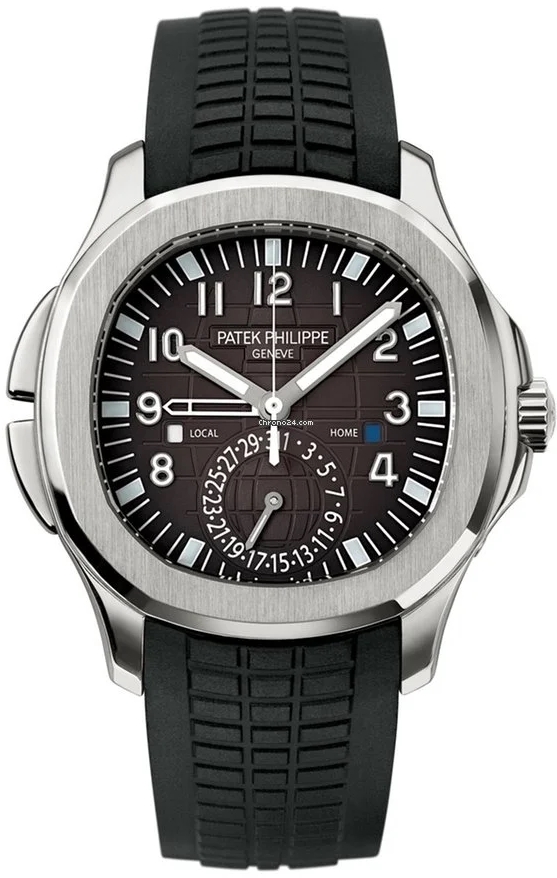 PATEK PHILIPPE AQUANAUT TRAVEL TIME 40MM STAINLESS STEEL REF: 5164A-001