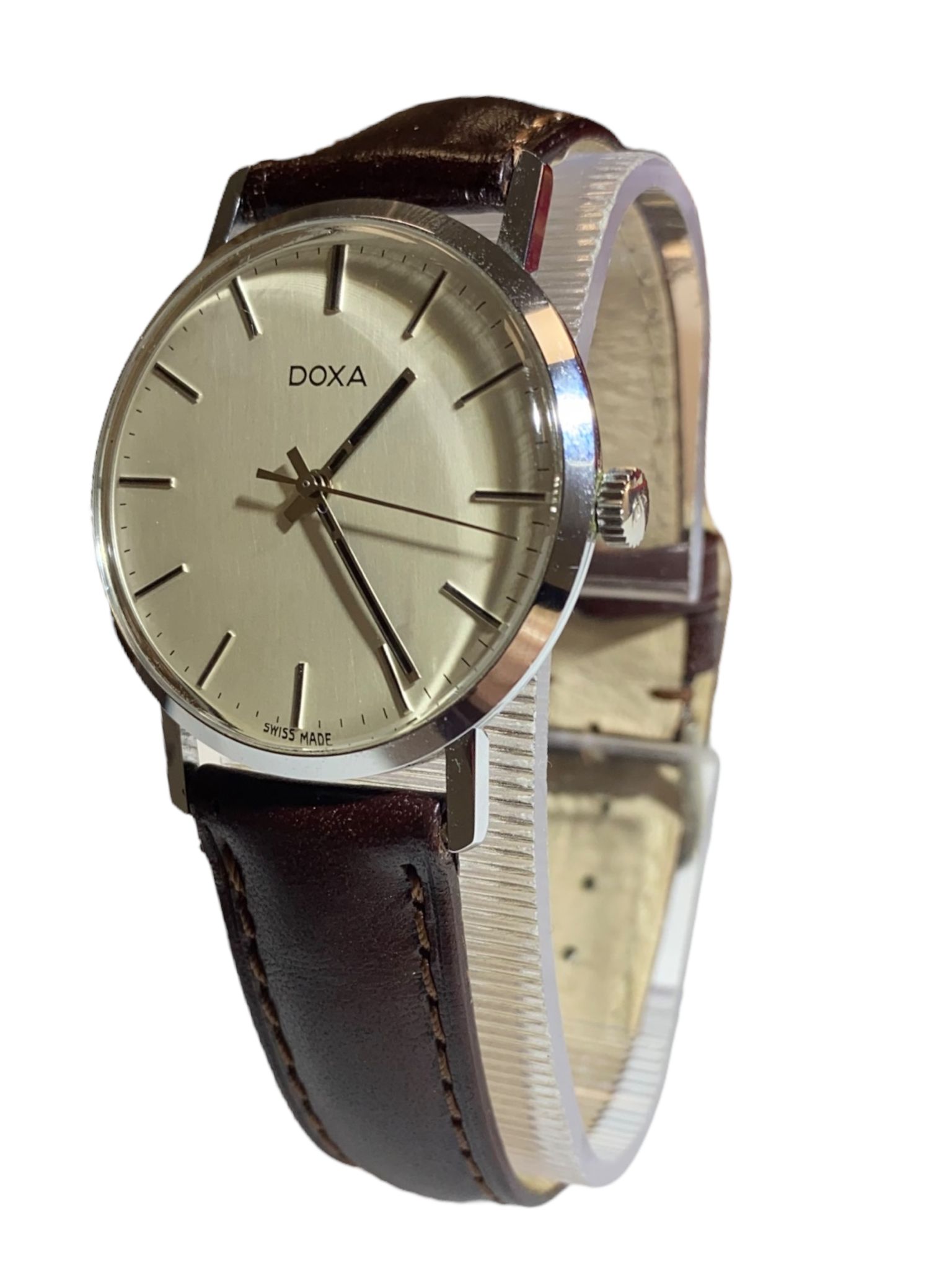 DOXA CLASSIC MANUAL WINDING 36MM WHITE DIAL REF: Y 4903