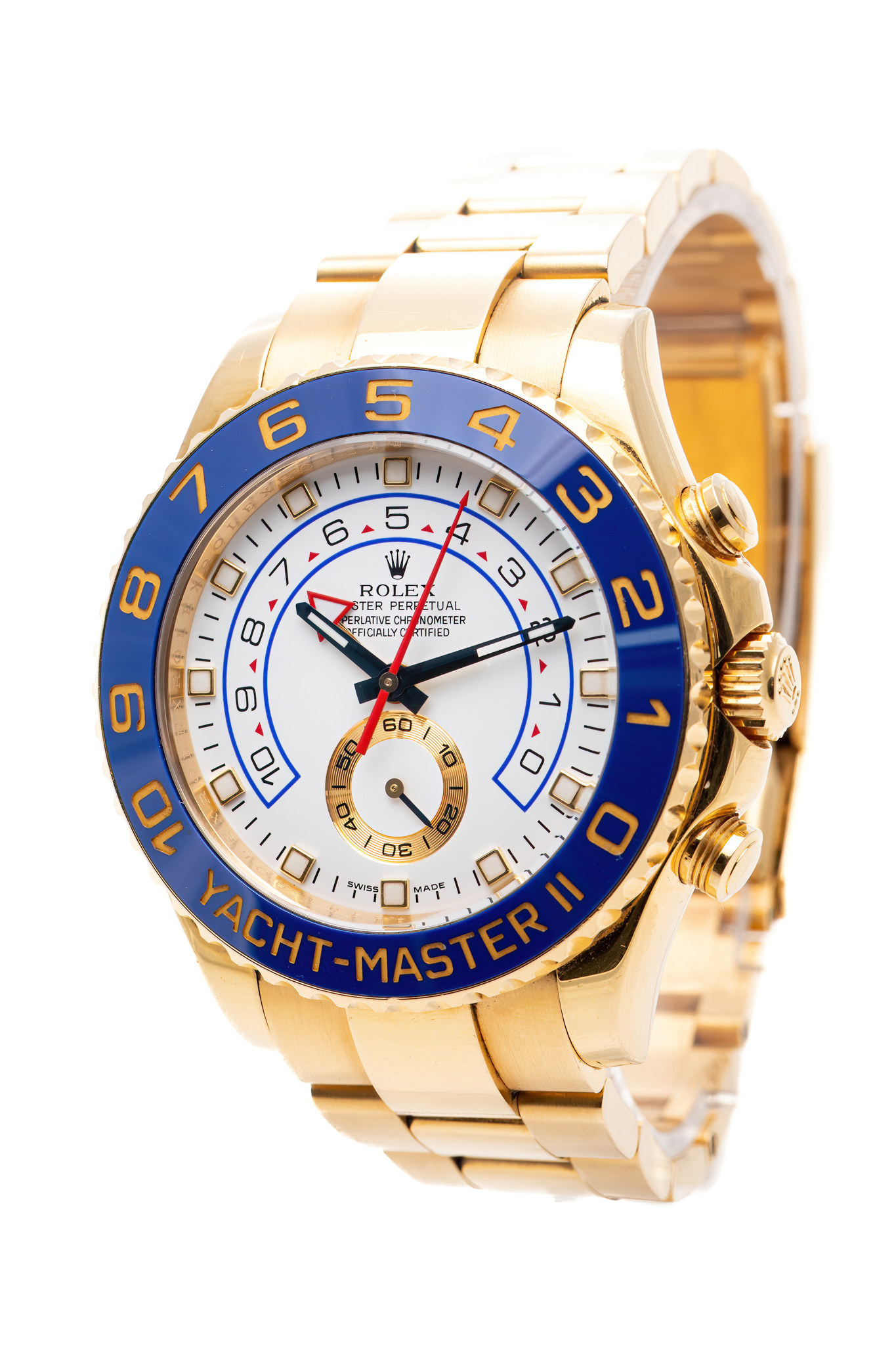 ROLEX YACHT-MASTER II 44MM YELLOW GOLD 2015 BOX&PAPERS REF: 116688